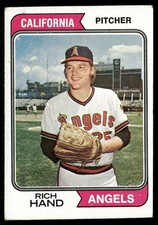 1974 Topps Rich Hand California Angels #571