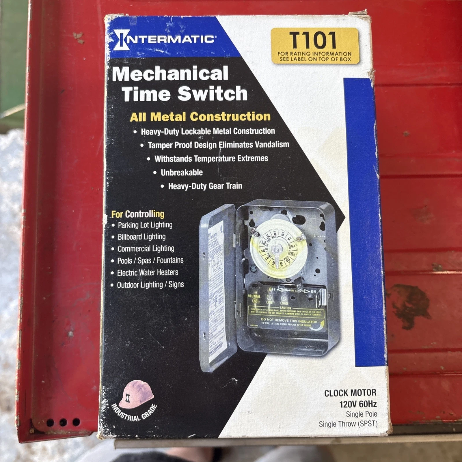 Intermatic T101D89 24 Hour Mechanical Timer Wall Switch NOS