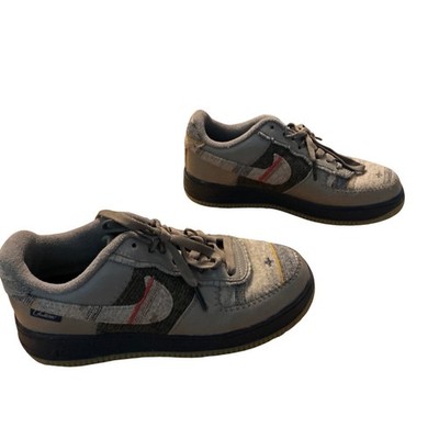 Nike Air Force 1 Low Pendleton Collaboration Gray Plaid Sneakers women's 7.5
