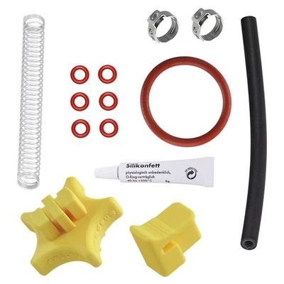 SNAPWORLD-KAFFEE XXL Dichtung Schlauch Knickschutz für Siemens EQ 3 9 zu Brühgruppe Kaffeeauslauf