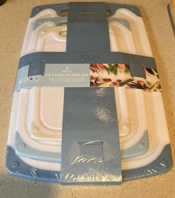 social chef bpa free 3 piece cutting board set - Brand New/Sealed