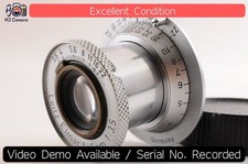  EXC   Leica Elmar 50mm f/3.5 L39 LTM Screw Mount MF Prime Lens Japan