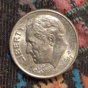 2005-D Roosevelt Dime 10C Denver Business Strike Copper KM#298