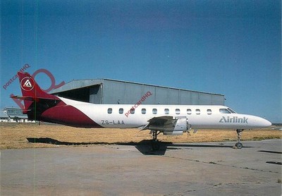 Ansichtskarte:;AIRLINK SWORINGEN METRO II ZS-LAA @ JNB [JJP]