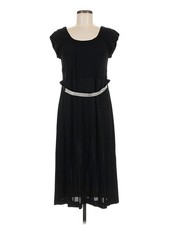 Simply Vera Vera Wang Women Black Casual Dress M