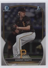 2023 Bowman Draft Chrome Refractor Zander Mueth #BDC-131 0wq4