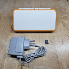 New Nintendo 2DS XL - Arancione Bianco - Buone condizioni + Caricatore+ SchedaSD
