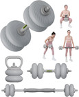 4-in-1 Adjustable Dumbbell Set, 35-62LBS for Home Gym Fitness Training