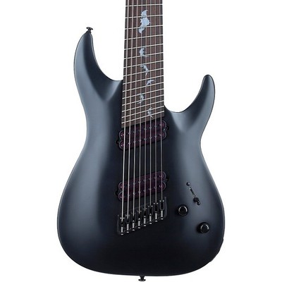 Schecter Guitar Research Damien8 MS Electric Guitar Satin Black