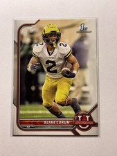Blake Corum 2022 Bowman University 1st Bowman #54 Michigan Wolverines