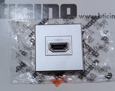 BTICINO AXOLUTE HC4284  PRESA HDMI CABLATA 2 MODULI 