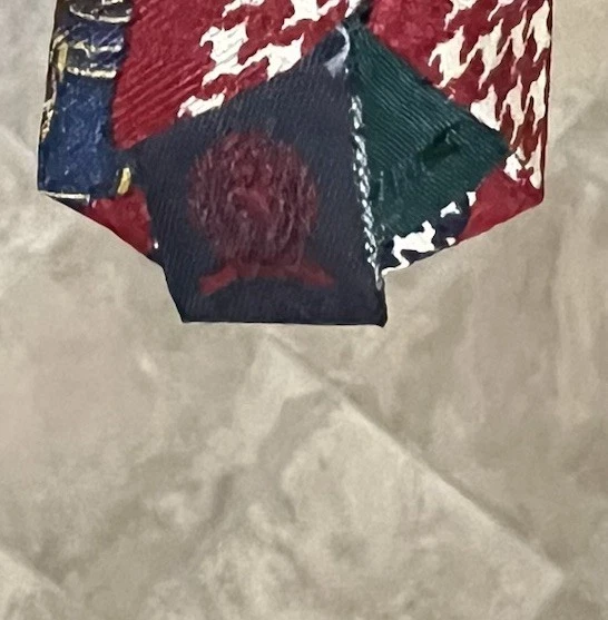 Corbata de palos de golf Tommy Hilfiger con tema de golf rojo azul EE. UU. Foto 4 de 4