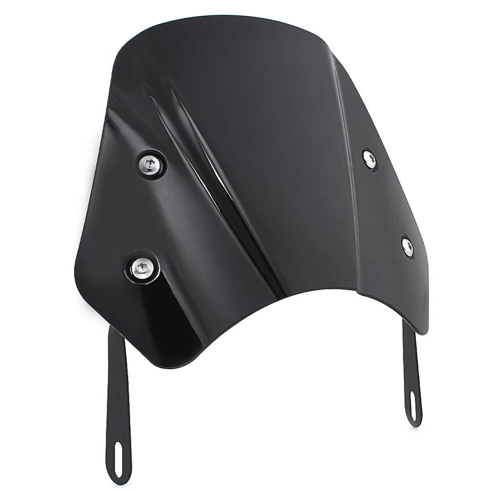 Carenado de faros negro para motocicleta de 5-7" parabrisas protector de parabrisas para Honda Foto 2 de 4