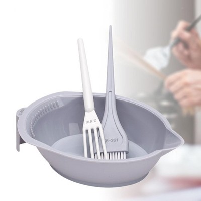 Hair Dye Coloring Set Hair Dye Brush Bowl Hair Colour Mixing Dyeing Set