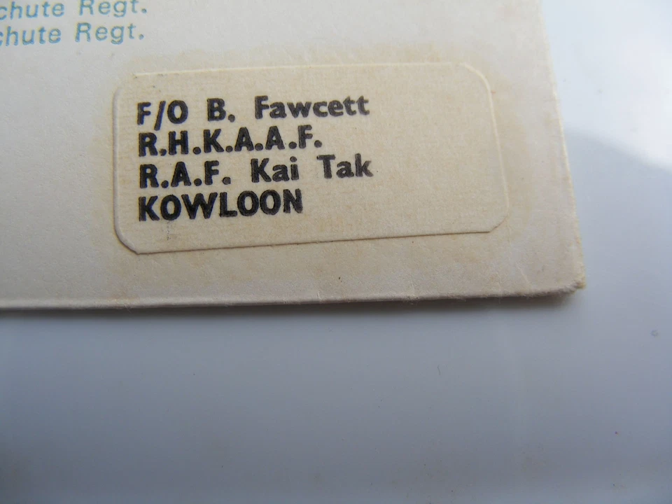 RAF Escaping Society  Hong Kong  1977 Flown Cover  20c Purple Stamp  RAFES SC 21 - Image 3 of 4
