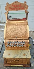 1907 Model 51 National Cash Register, Rare .50 Cent Machine Total Restoration
