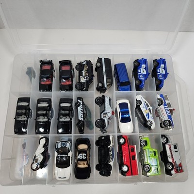 Hot Wheels Match Box Plus Brand Assorted Cars X42 Double Sided Carrying Case (O)
