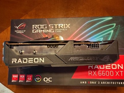 ASUS ROG Strix Radeon RX 6600 XT OC Edition (8GB) - Graphics Card Video GPU