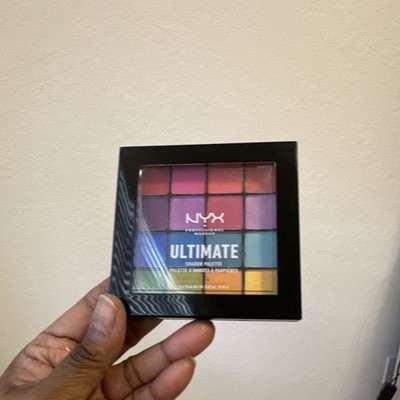 NYX Ultimate Shadow Palette USP04 Brights Pressed Powder Pink Purple Blue