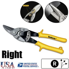 Right Aviation Tin Snips Cut with Hang Hole and Safety Latch for Cutting Sheet