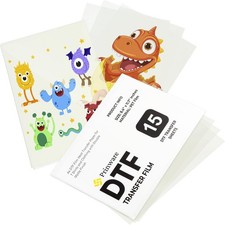 A4 DTF Transfer Paper 15 Sheets, Anti-Static, Double Sided for Vibrant Images