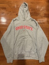 Vintage 90's Ohio State NCAA Team Nike Embroidered Center Swoosh Hoodie Men's