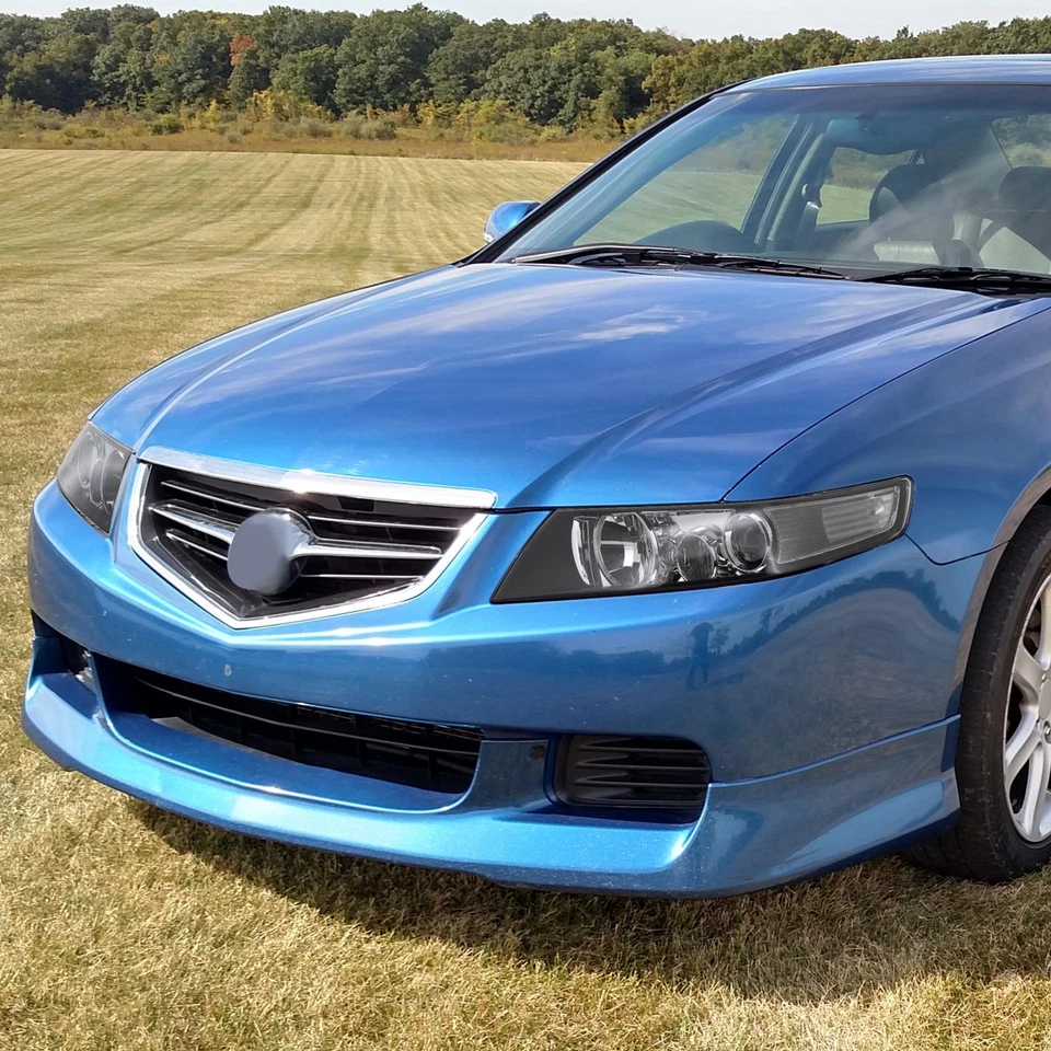 Black Projector Headlights Fits 2004-2005 Acura TSX Turn Signal Lamps Pair L+R Foto 2 de 4