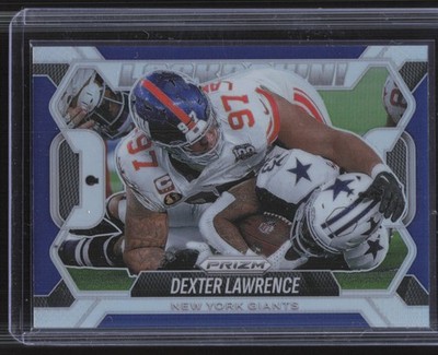 2025 Panini Prizm #3 Dexter Lawrence Lockdown! Silver Prizm