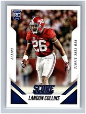 2015 Panini Score Landon Collins RC #338 Rookie Card New York Giants Football. rookie card picture