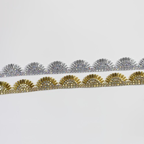  9M Plastik Strass Kette Rand für DIY Vorhänge Sofa Kleidung Kleid Dekor - Bild 5 von 7