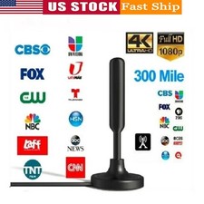 TV Antenna Indoor HDTV Amplified Digital TV Antenna 4K 1080P Long Range