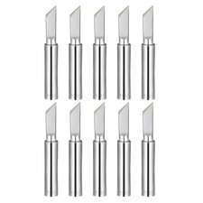 10pcs Soldering Iron Tips Replacement for Solder Station Tip 900M-T-SK Silver