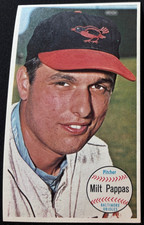 MILT PAPPAS 1964 TOPPS GIANTS BALTIMORE ORIOLES