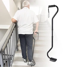 Stairs Walking Stick for Elderly and Disabled, Walking Cane for Stairs with