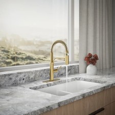Kohler R43211-2MB Provo Semi-Pro Kitchen Faucet Gold