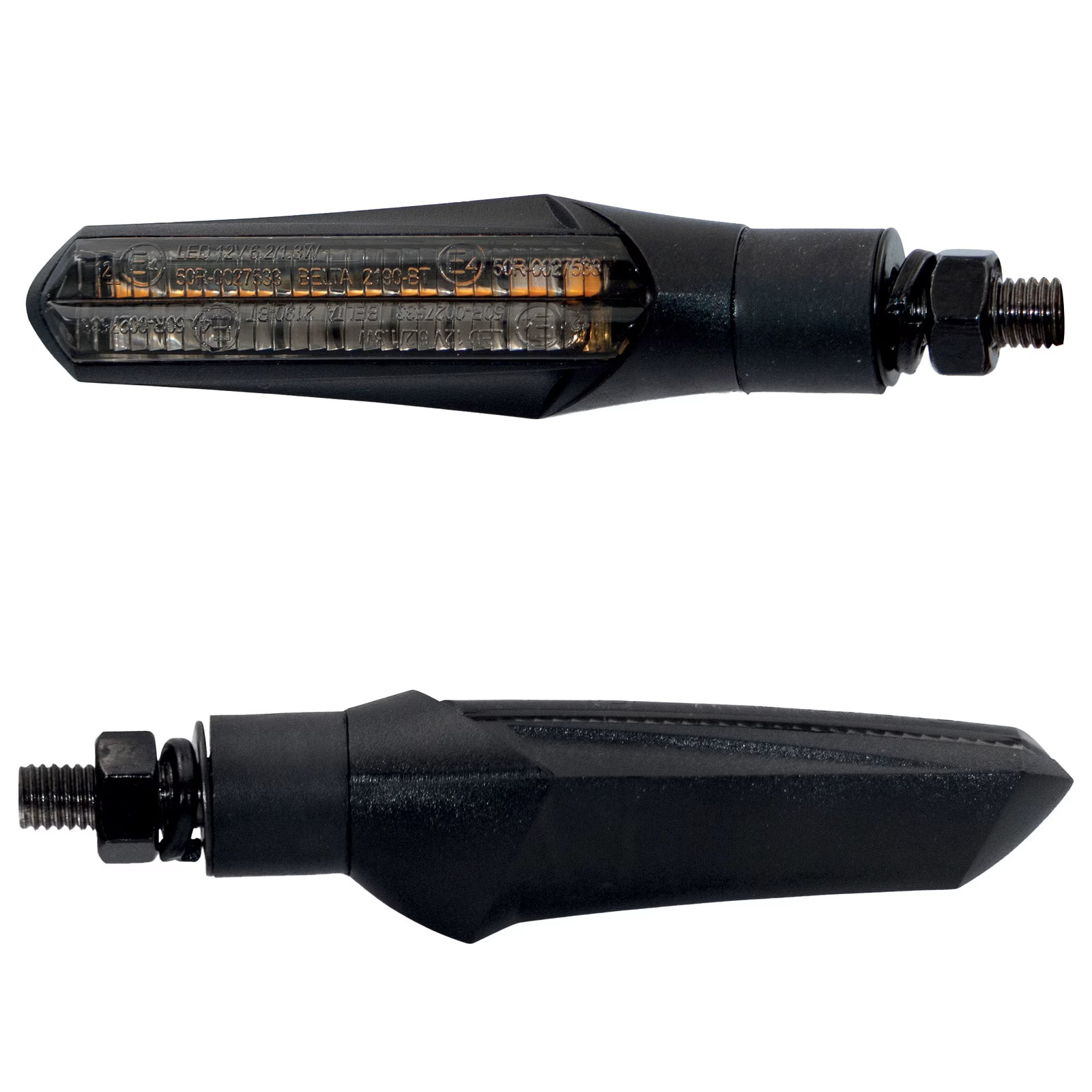 TAAC MOTO Motorcycle Sequential LED Indicator And Front Lights Smoked Lens FR11