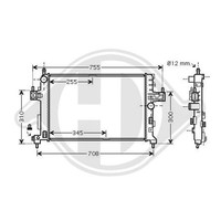 KüHler MotorküHlung Diederichs DCM2663 Diederichs Climate FüR Opel
