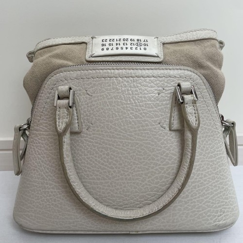 Maison Margiela 5Ac Leather Shoulder Bag Designer Handbag Purse Top Handle - Picture 2 of 10