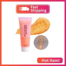 Go Ho Orange Face Body Glitter,Sparkle Orange Face Paint Glitter Makeup,Holograp