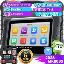 2026 Autel MaxiCOM MK808S PRO MX808S Bidirectional Car Diagnostic Scanner Tool