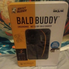 The Cut Buddy Bald Buddy Ergonomic Wet & Dry Hair Bald Shaver, Black, 4000 - NEW