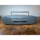 RCA RP-7768A Dual Cassette Recorder AM FM Stereo Radio Portable Boombox Grey