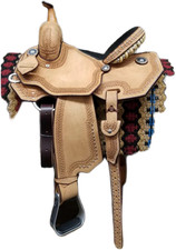 Leather Horse Saddle Barrel Racing Handmade Western Racer Equestrian Trail Tack