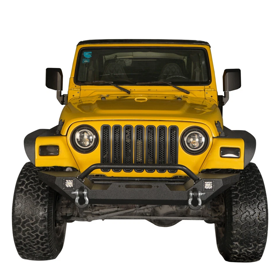 Hooke Road Rear Bumper w/Tire Carrier or Front Bumper for Jeep Wrangler TJ 97-06 Foto 4 de 4