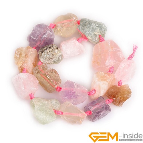 Natural Assorted Quartz Freeform Geode Raw Gemstone Beads For Jewelry Making AU - Foto 38 di 63