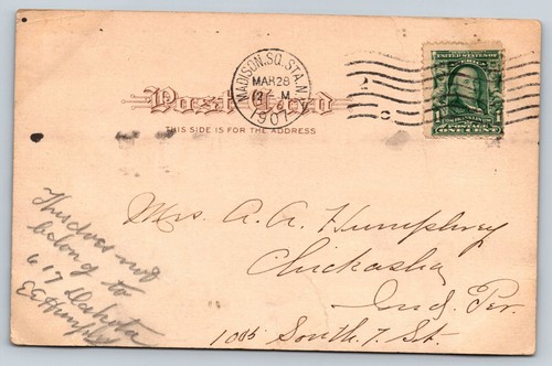 1907 Postcard, Fifth Ave & Madison Square, (NYC), NY - Horse & Buggy / Streetcar - Picture 2 of 2