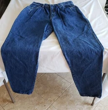 Pre-owned vintage PS Gitano brand, blue denim jeans in size 14 LONG (30 X 31)