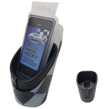 phone holder car prodriver cup holder mounted soft touch durable rubber
