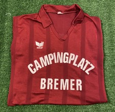 Vintage Emira German Soccer Jersey Campingplatz Bremer #9 large
