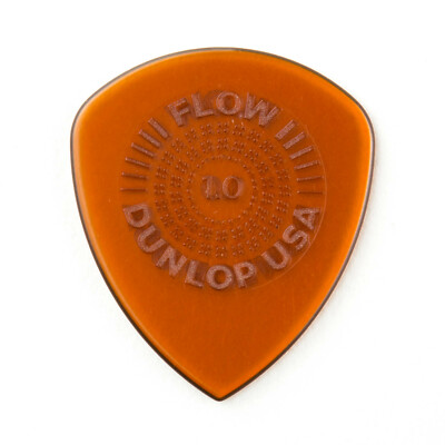 Jim Dunlop Flow Standard Grip 1,00 mm Plektren - (Tasche mit 6 Plektren)